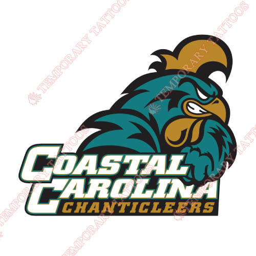 Coastal Carolina Chanticleers Customize Temporary Tattoos Stickers NO.4154